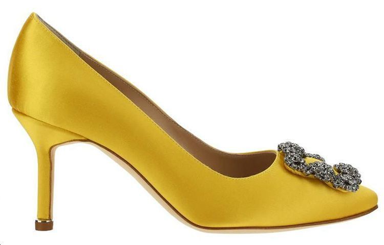 (W) Manolo Blahnik Stiletto High Heels 'Yellow' 圖 2