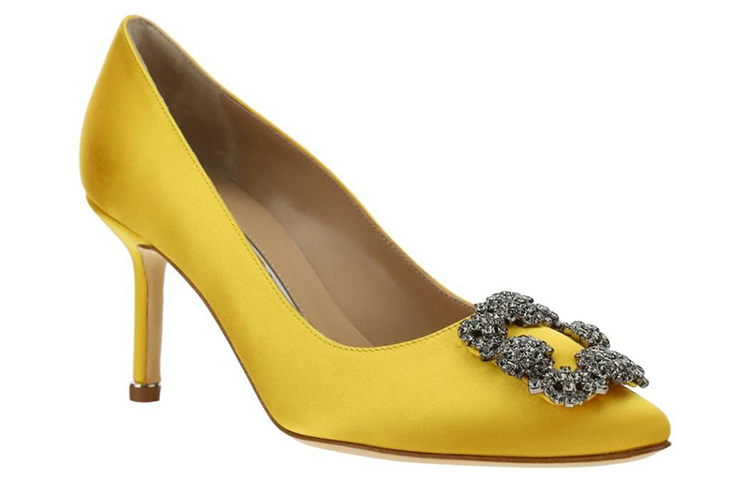 (W) Manolo Blahnik Stiletto High Heels 'Yellow' 圖 3