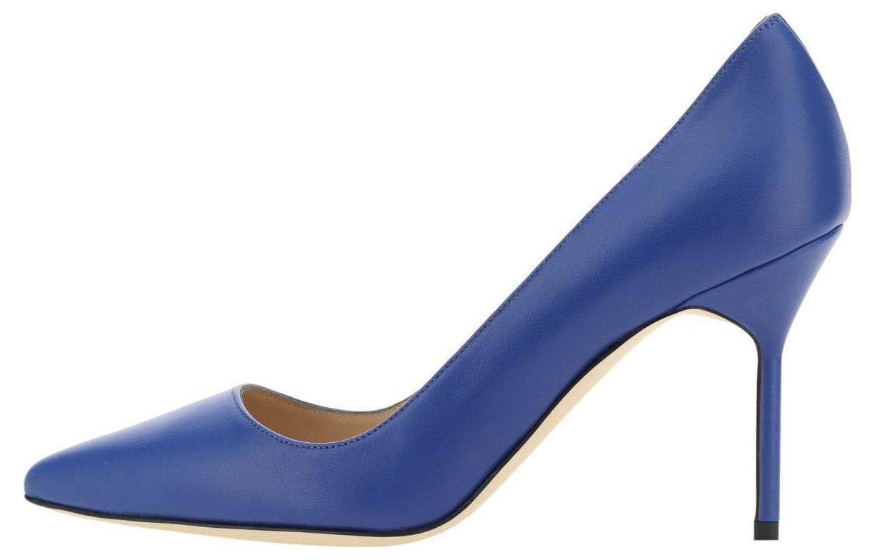 (Women) Manolo Blahnik Stiletto Mules 'Blue Pointed Toe' 9XX-0464-4326