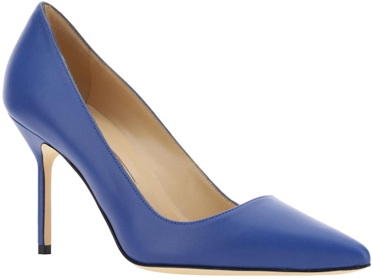 (W) Manolo Blahnik Stiletto Mules 'Hujung Runcing Biru' 9XX-0464-4326 Order (W) Manolo Blahnik Stiletto Mules 'Hujung Runcing Biru' 9XX-0464-4326