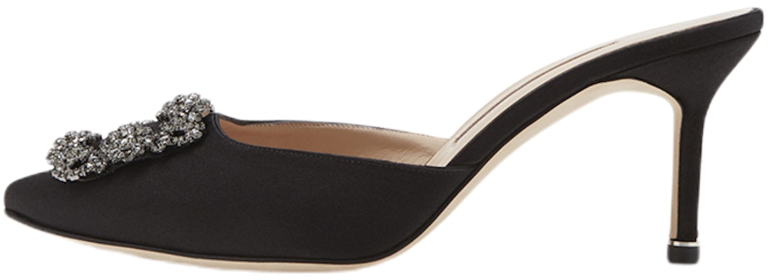 (Women) Manolo Blahnik Stiletto Pointed-Toe Mules 7cm 'Black Fashion' 9XX-0726-0054 Buy (Women) Manolo Blahnik Stiletto Pointed-Toe Mules 7cm 'Black Fashion' 9XX-0726-0054