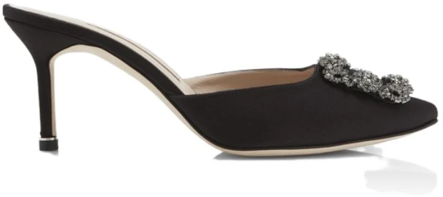 (W) Manolo Blahnik Mules Stiletto Punta 7cm ''Nero Moda'' 9XX-0726-0054 Order (W) Manolo Blahnik Mules Stiletto Punta 7cm ''Nero Moda'' 9XX-0726-0054