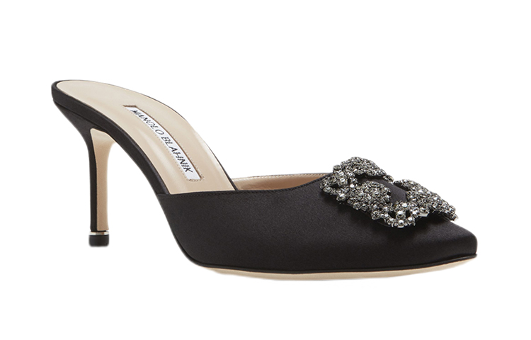 Lookbook (W) Manolo Blahnik Mules Stiletto Punta 7cm ''Nero Moda'' 9XX-0726-0054
