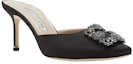 Lookbook (W) Manolo Blahnik Mules Stiletto Punta 7cm ''Nero Moda'' 9XX-0726-0054