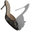 Purchase (W) Manolo Blahnik Stiletto Pointed-Toe Mules 7cm 'Hitam Fesyen' 9XX-0726-0054
