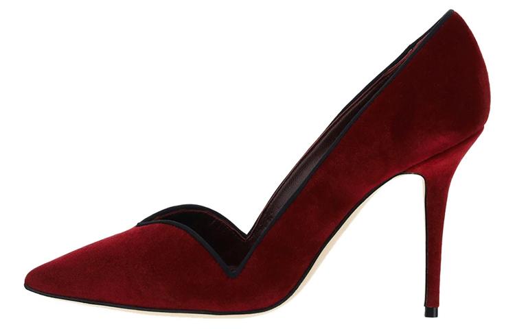 (Women) Manolo Blahnik Stiletto Pumps 'Deep Red' 322-2159-6037