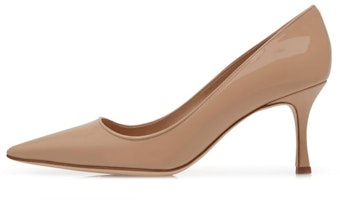 (Women) Manolo Blahnik Stiletto Pumps 'Light Beige Patent' 220-0623-0001 (Women) Manolo Blahnik Stiletto Pumps 'Light Beige Patent' 220-0623-0001