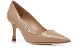 Order MANOLO BLAHNIK 球鞋 尖頭 細跟 高筒鞋 女款 淺米色