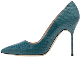 (Women) Manolo Blahnik Stiletto Pumps 'Turquoise' 320-1430-0001 (Women) Manolo Blahnik Stiletto Pumps 'Turquoise' 320-1430-0001