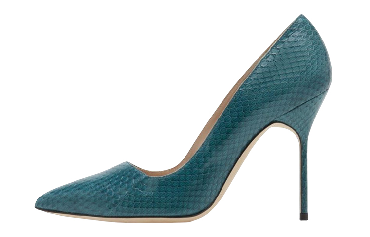 (Women) Manolo Blahnik Stiletto Pumps 'Turquoise' 320-1430-0001