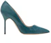 Order (Women) Manolo Blahnik Stiletto Pumps 'Turquoise' 320-1430-0001