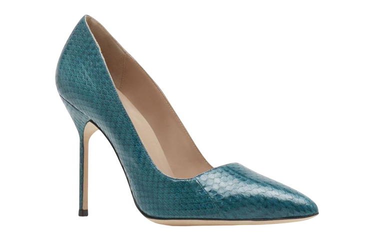 Lookbook (Women) Manolo Blahnik Stiletto Pumps 'Turquoise' 320-1430-0001