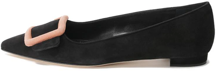 women-manolo-blahnik-suede-buckle-pointed-toe-flats-women-black-223-1528-0001