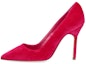Buy (W) Manolo Blahnik Tacones Altos de Gamuza 'Moda Casual Morado Rojo' 319-1020-6532