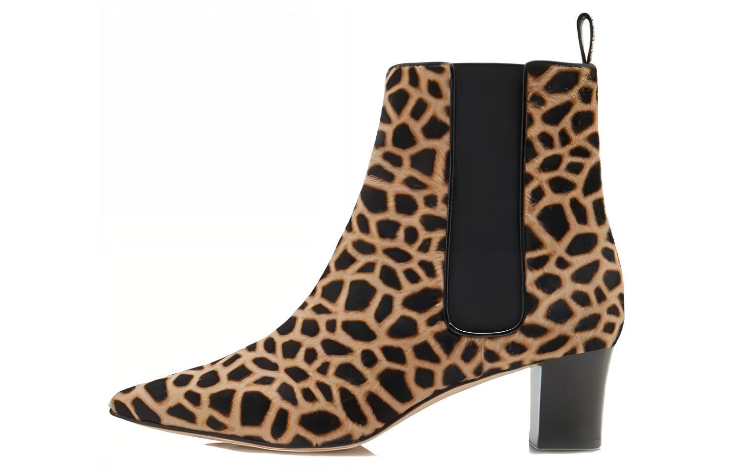 (W) Manolo Blahnik Tiraba Chelsea Boot 'Brown Black'