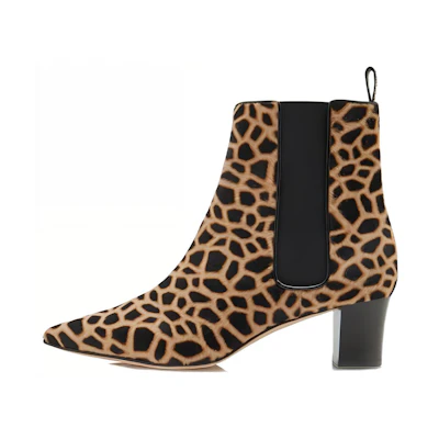 (W) Manolo Blahnik Tiraba Chelsea Boot 'Brown Black'