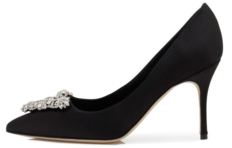 (W) Manolo Blahnik Trina High Heels 'Black Fashion'