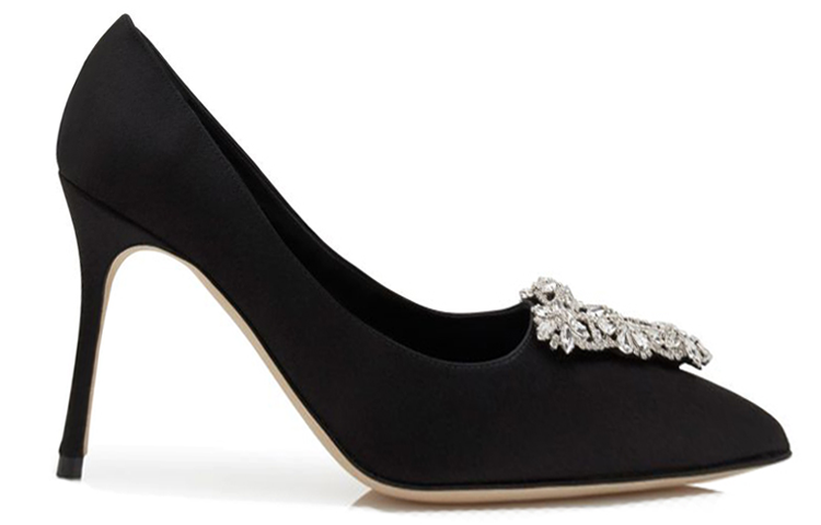 (W) Manolo Blahnik Trina High Heels 'Black Fashion' 圖 2