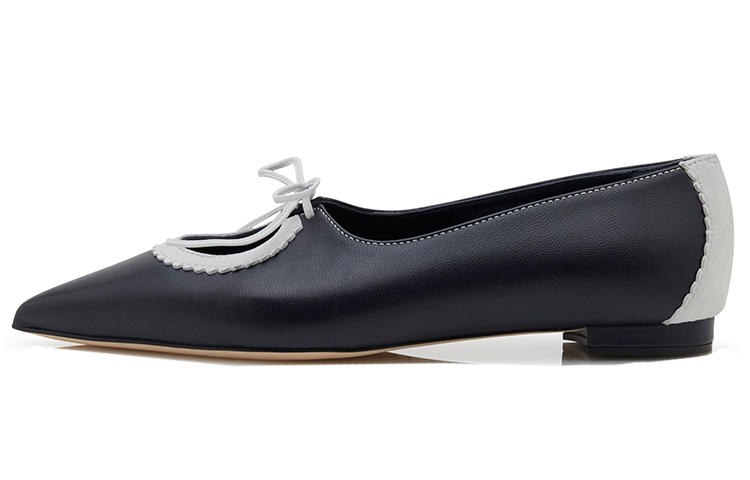 (W) Manolo Blahnik Ulissa 'Navy Nappa Leather'