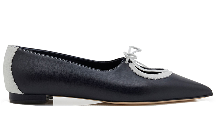 (W) Manolo Blahnik Ulissa 'Navy Nappa Leather' 圖 2