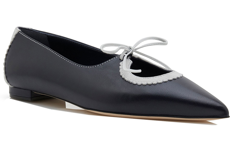 (W) Manolo Blahnik Ulissa 'Navy Nappa Leather' 圖 3