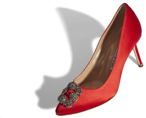 (W) Manolo Blahnik Velvet High Heels 'Red Jewel Buckle' Tumit Tinggi Baldu Merah. 9XX0662-6208 Lookbook (W) Manolo Blahnik Velvet High Heels 'Red Jewel Buckle' Tumit Tinggi Baldu Merah. 9XX0662-6208