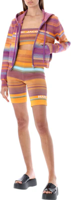 (W) マークジェイコブス FW22 ストライプ パーカー カラフル N603J02PF22VK501 Shop (W) マークジェイコブス FW22 ストライプ パーカー カラフル N603J02PF22VK501