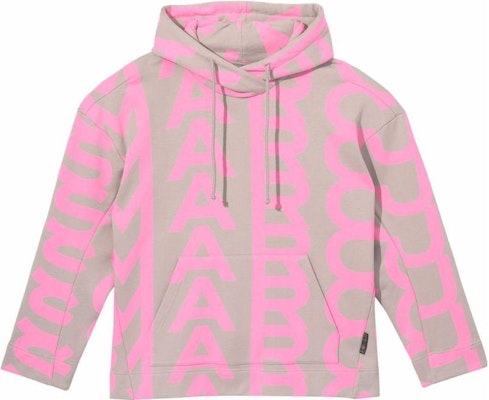 (W) MARC JACOBS Logo Cetakan Seluruh Hoodie Pink Wanita. C632P26SP22296 Order (W) MARC JACOBS Logo Cetakan Seluruh Hoodie Pink Wanita. C632P26SP22296