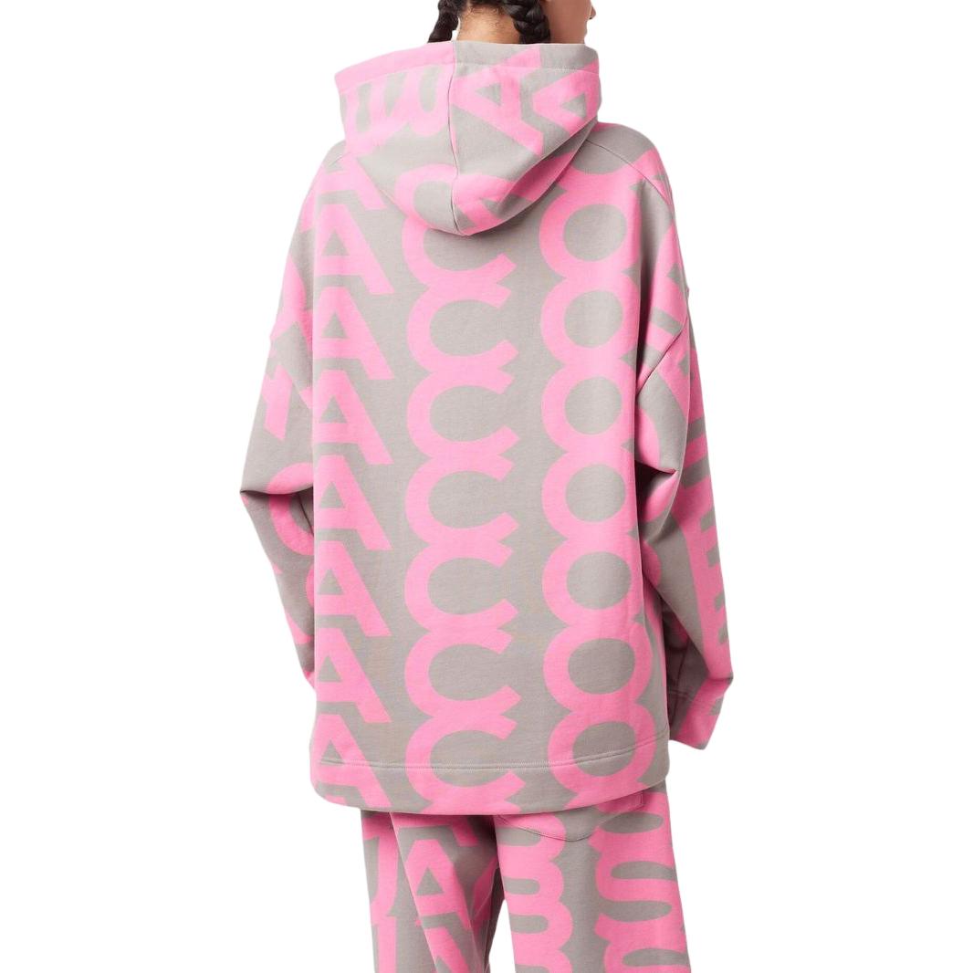 Purchase (W) MARC JACOBS Logo Cetakan Seluruh Hoodie Pink Wanita. C632P26SP22296
