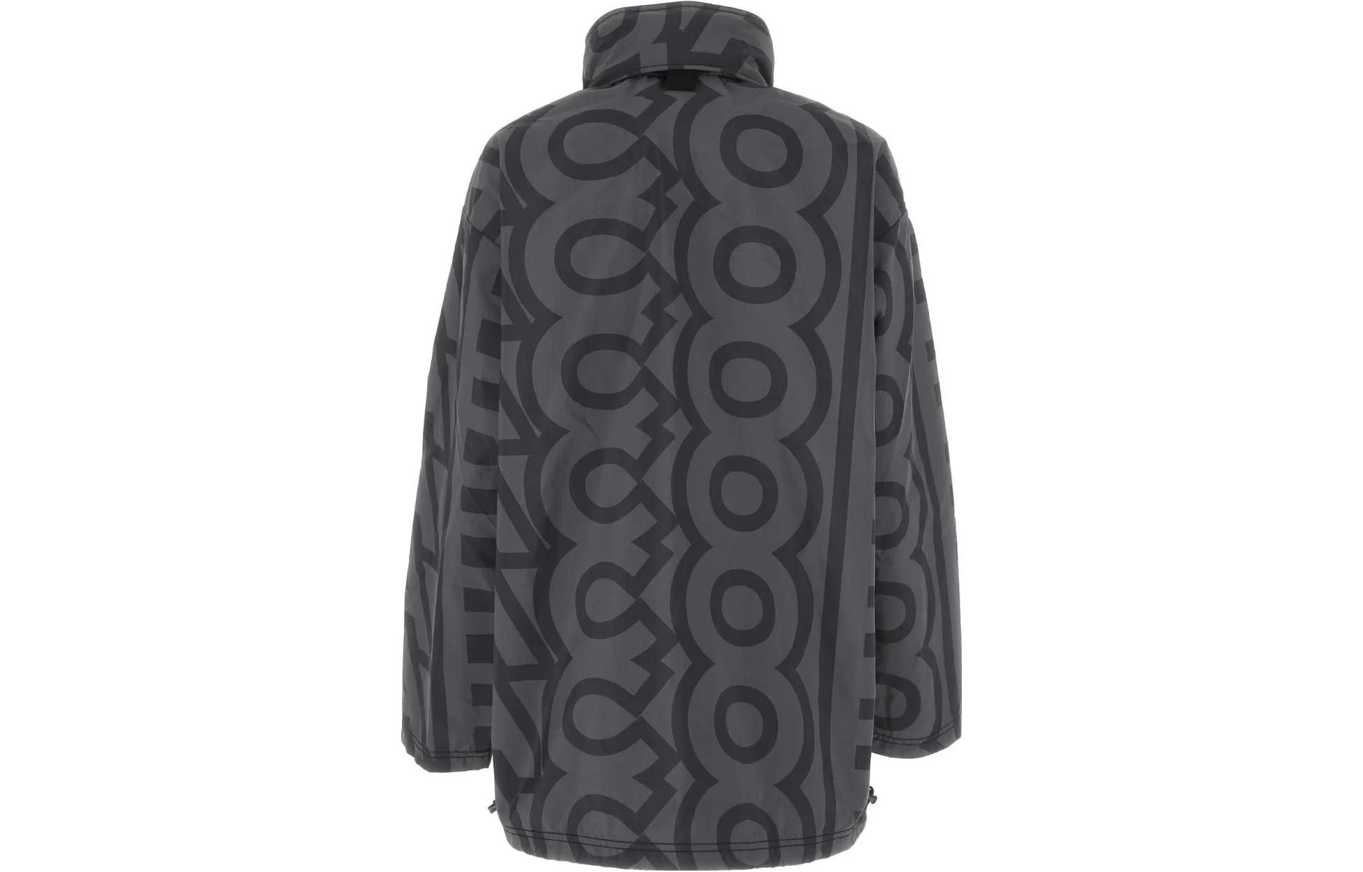 Lookbook (W) マークジェイコブス SS23 オールオーバーロゴジャケット レディース ダークグレー V208M21RE22-084