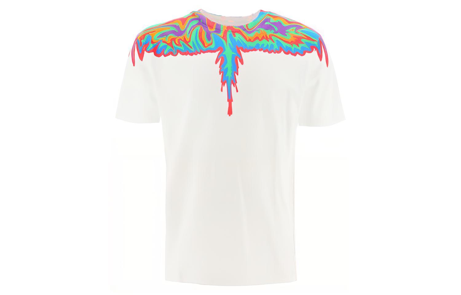 (Women) Marcelo Burlon County of Milan Wing Print Oversized  Tee. CMAA018F20JER0020184