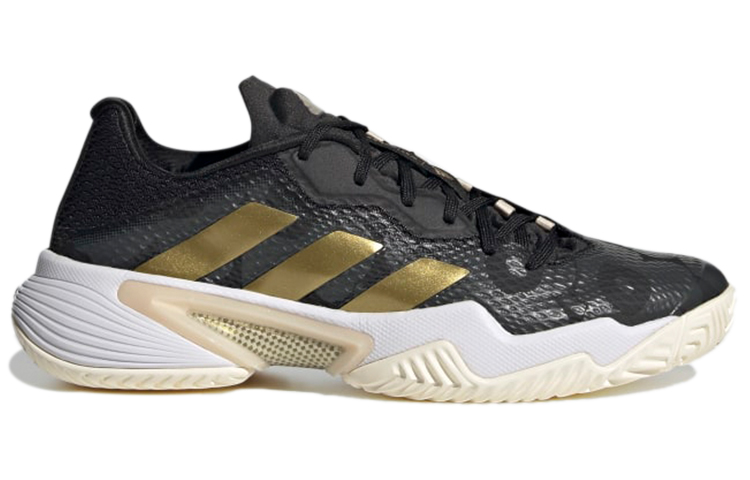 (W) Marimekko adidas Barricade 'Black Gold Metallic' 圖 2