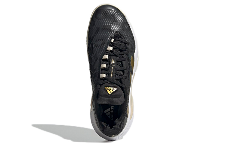 (W) Marimekko adidas Barricade 'Black Gold Metallic' 圖 4
