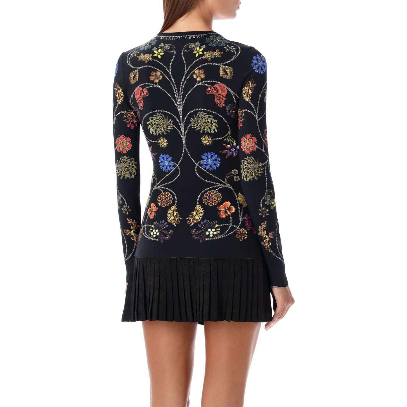 Lookbook (W) Marine Serre 全版印花修身長袖毛衣 多色 WTS006ACJER0057PT04