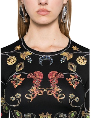 (W) Marine Serre 全版印花修身長袖毛衣 多色 WTS006ACJER0057PT04 Details for (W) Marine Serre 全版印花修身長袖毛衣 多色 WTS006ACJER0057PT04