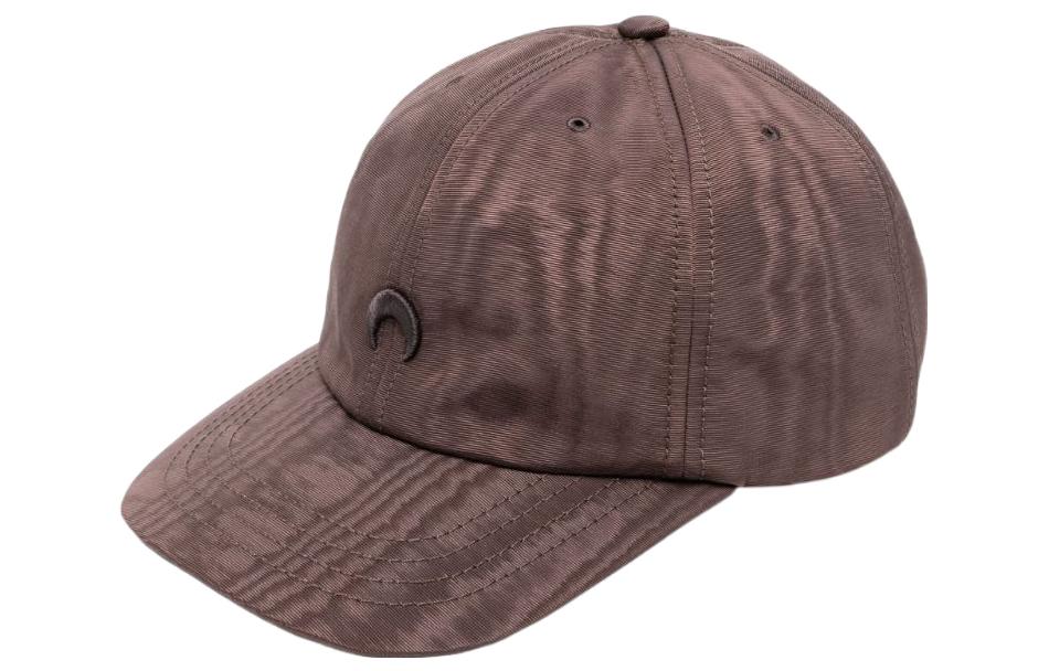 (Women) Marine Serre Brown Crescent Moon Cap  Baseball Hat UHG001CW0V0010