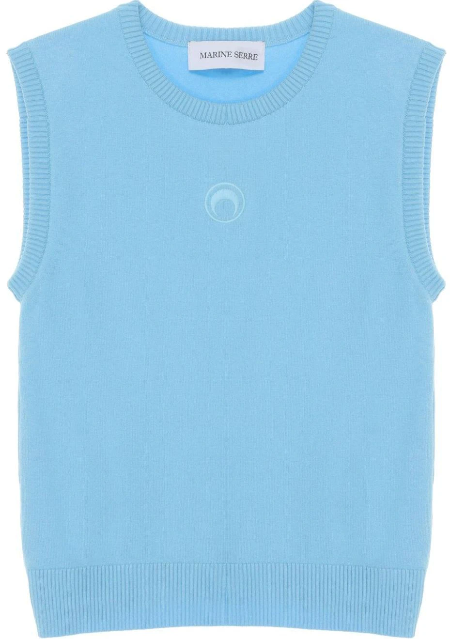 women-marine-serre-crescent-moon-embroidered-sleeveless-tank-top-blue-fw-24-wtk-043-a-blue