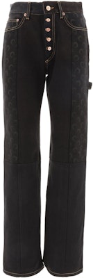 (W) Marine Serre 2022秋冬女士高腰黑色牛仔褲 P141FW22WUDENCO000400BLAC Buy (W) Marine Serre 2022秋冬女士高腰黑色牛仔褲 P141FW22WUDENCO000400BLAC