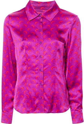 (W) Camisa Manga Larga Púrpura Estampada Marine Serre FW24 Dobladillo Curvado. WSI023ACWOV0035PU40-PURPLE Buy (W) Camisa Manga Larga Púrpura Estampada Marine Serre FW24 Dobladillo Curvado. WSI023ACWOV0035PU40-PURPLE