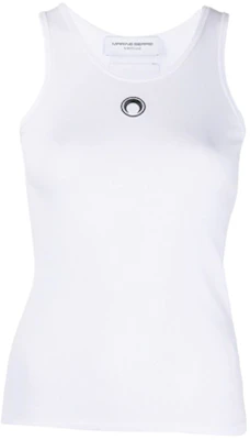 (Women) Marine Serre Moon Logo Tank Top Women UW010 Buy (Women) Marine Serre Moon Logo Tank Top Women UW010