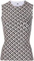 (Women) Marine Serre SS21 Large Logo Tank Top Women Black T162SS21WPA002200 (Women) Marine Serre SS21 Large Logo Tank Top Women Black T162SS21WPA002200