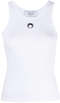 (W) Marine Serre SS21 Logo 刺繡女款白色背心 UW010ICONWJERCO0030 Buy (W) Marine Serre SS21 Logo 刺繡女款白色背心 UW010ICONWJERCO0030