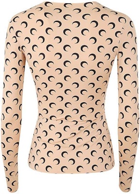 (W) Marine Serre SS23 全版印花修身長袖上衣 黃色 女款 WTO068CJER0001TA10 Lookbook (W) Marine Serre SS23 全版印花修身長袖上衣 黃色 女款 WTO068CJER0001TA10