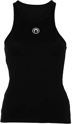 (Women) Marine Serre SS24 Black Sleeveless Knit Pullover Tank Top WTT014ACJER0011-BLACK Buy (Women) Marine Serre SS24 Black Sleeveless Knit Pullover Tank Top WTT014ACJER0011-BLACK