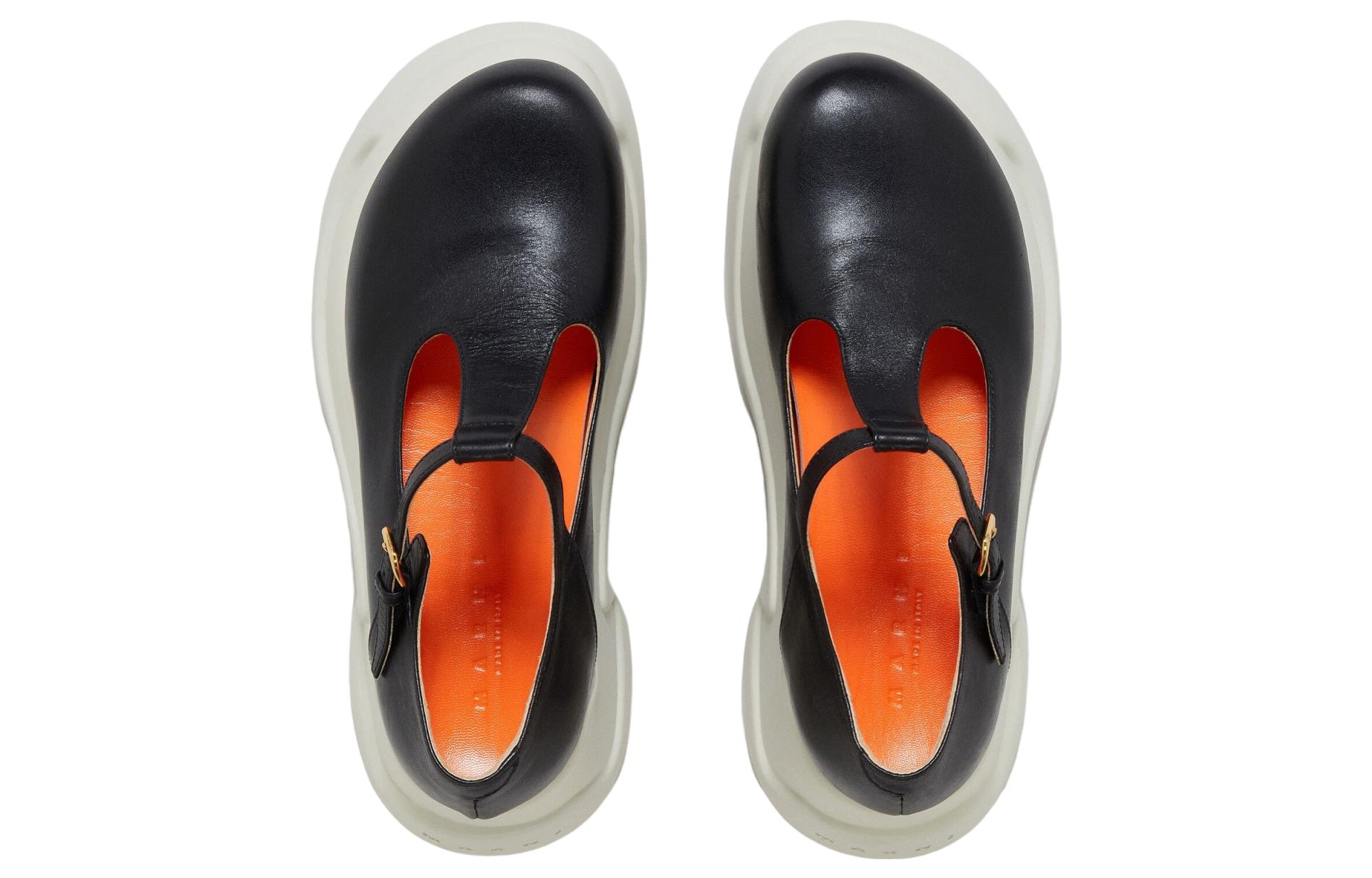 (W) Marni 'Black Buckle Round-Toe Platform' 圖 3