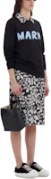 Purchase (W) MARNI 黑色logo印花羅紋長袖休閒上衣。 THJE0294P1USCS11-BLACK