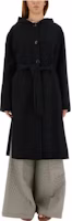 (Women) MARNI Black Long Sleeve Mid-Length Single-Breasted Coat CPMA0219C-KTW840-00N99 (Women) MARNI Black Long Sleeve Mid-Length Single-Breasted Coat CPMA0219C-KTW840-00N99