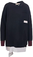 Order (W) MARNI 黑色純色半高領長袖針織上衣 ABMD0111Q1-UFH440-MXN99