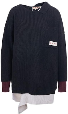 (W) MARNI 黑色纯色半高领长袖针织上衣 ABMD0111Q1-UFH440-MXN99 Order (W) MARNI 黑色纯色半高领长袖针织上衣 ABMD0111Q1-UFH440-MXN99