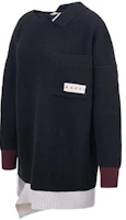 Shop (W) MARNI 黑色純色半高領長袖針織上衣 ABMD0111Q1-UFH440-MXN99